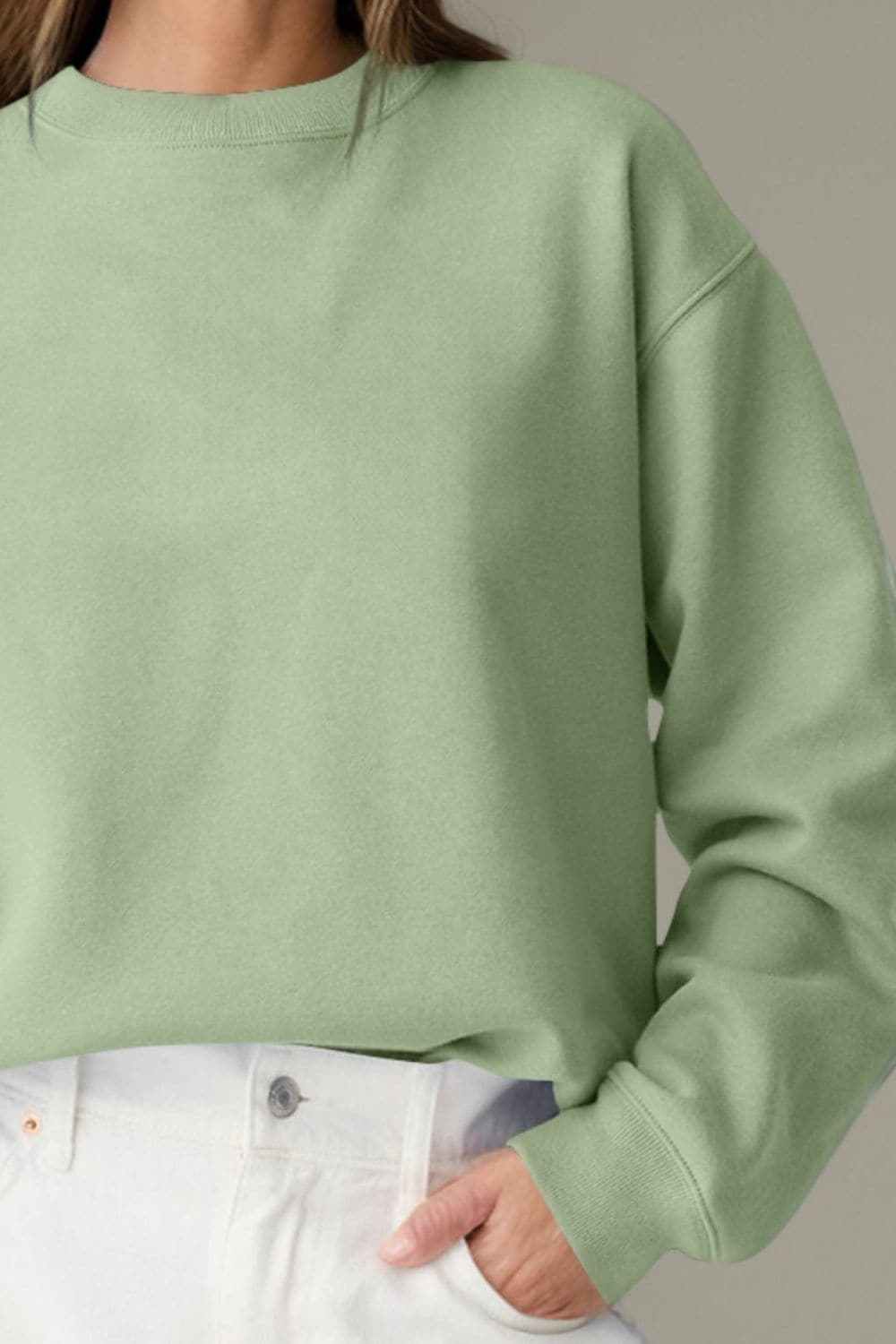 Cozy essentials long sleeve sweatshirt - Love Salve